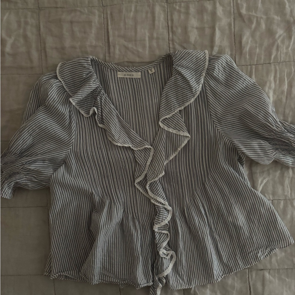 Doen Henri Blouse Adelaide Stripe